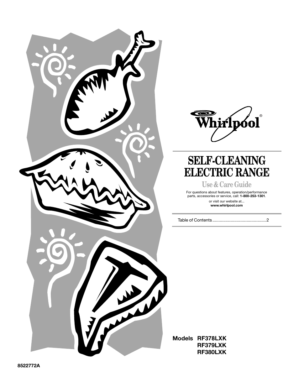 Whirlpool F378LXK User Manual | 20 pages