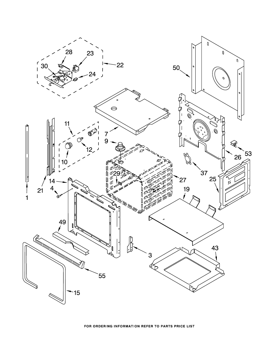 Oven parts | Whirlpool RS696PXGB7 User Manual | Page 3 / 9