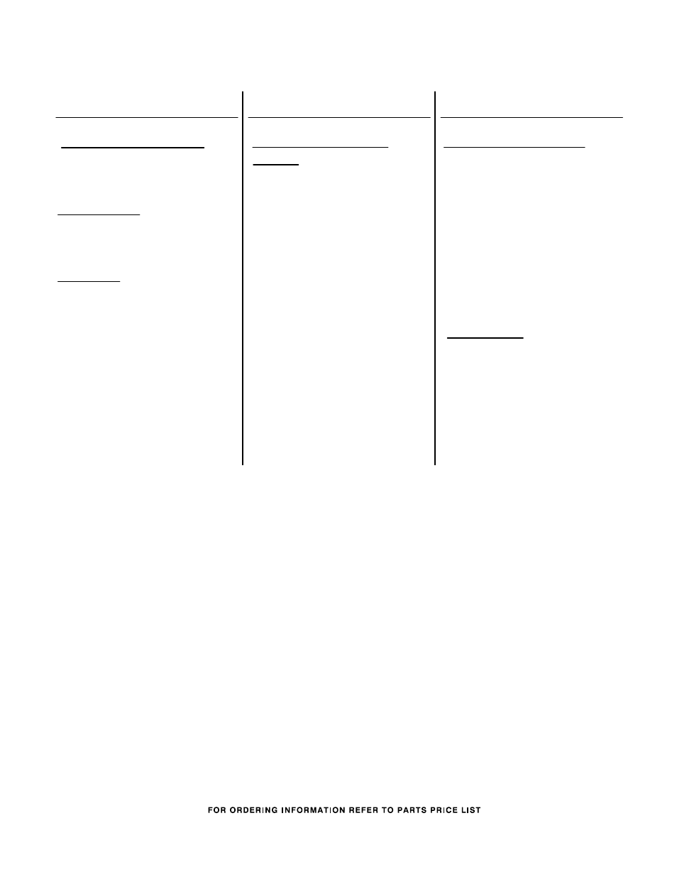 Illus. part, No. no. description, Paint, touch-up (1/2oz.) | Paint, spray, Adhesive, No. no. description splicing wires ft, Length, No. no. description wiring harness parts, Miscellaneous, Optional parts | Whirlpool RS696PXGB7 User Manual | Page 9 / 9