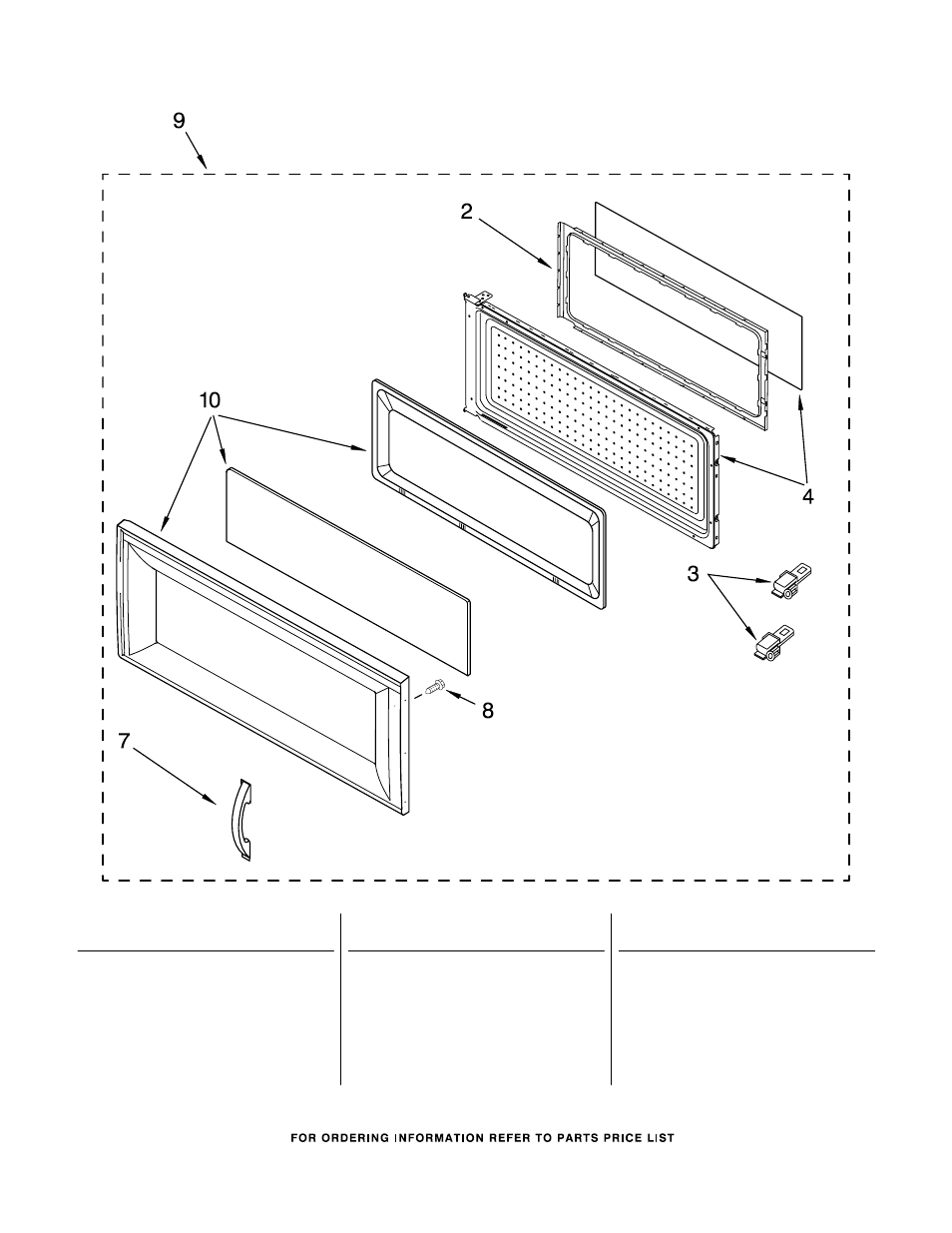 Door, Door parts | Whirlpool GH4155XPQ2 User Manual | Page 2 / 7