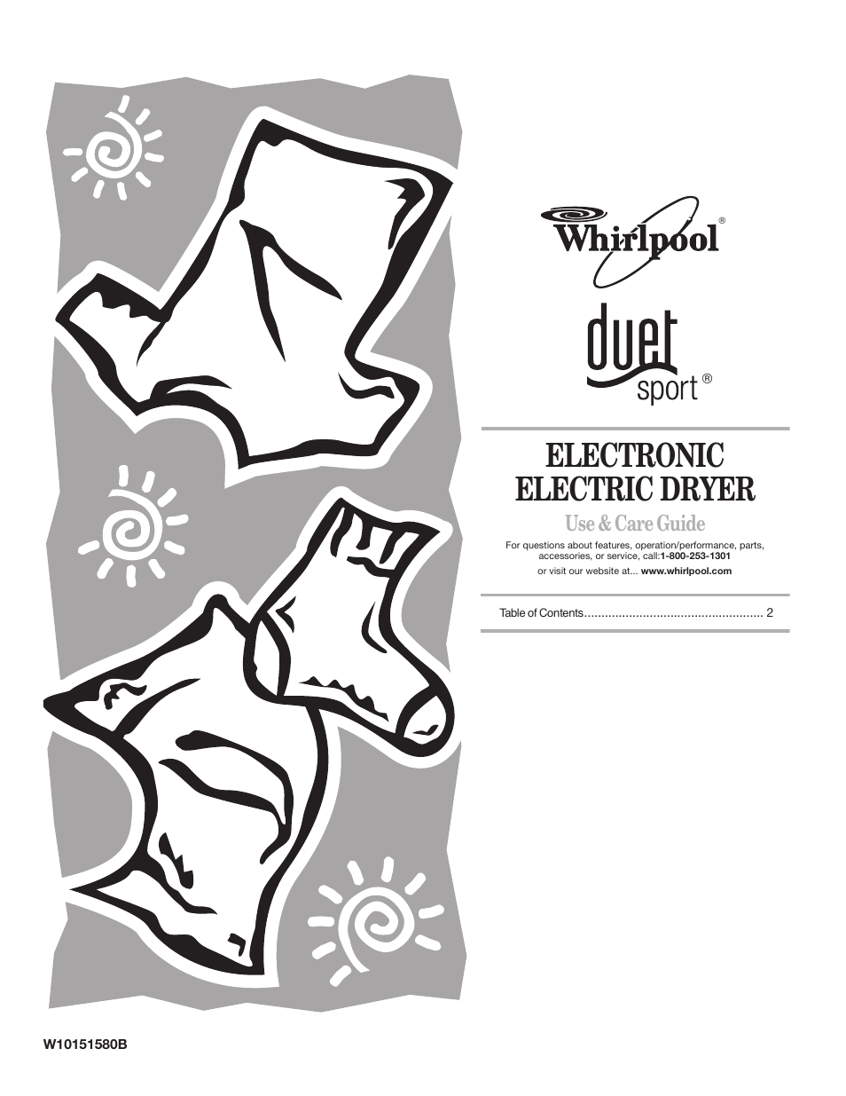 Whirlpool DUET SPORT W10151580B User Manual | 28 pages