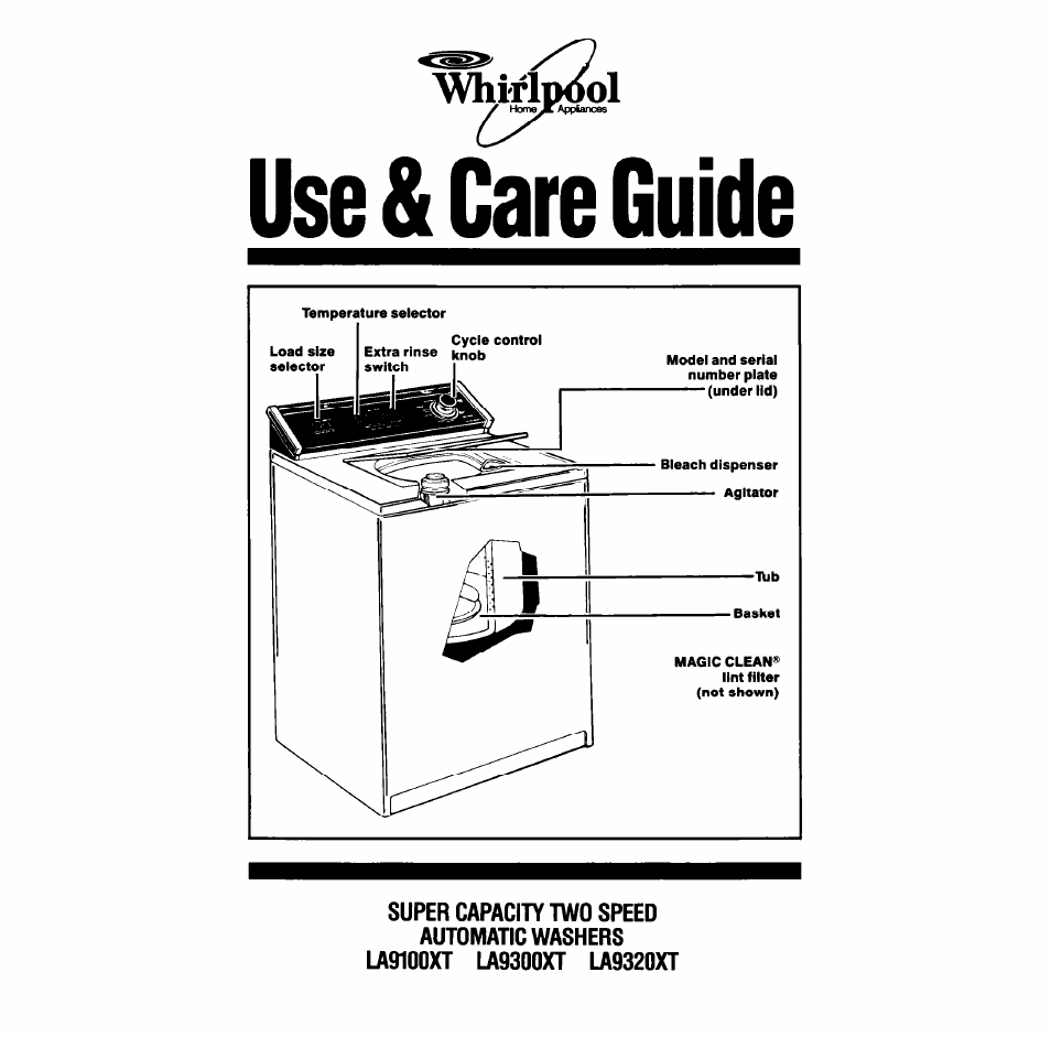 Whirlpool LA9looxT User Manual | 16 pages