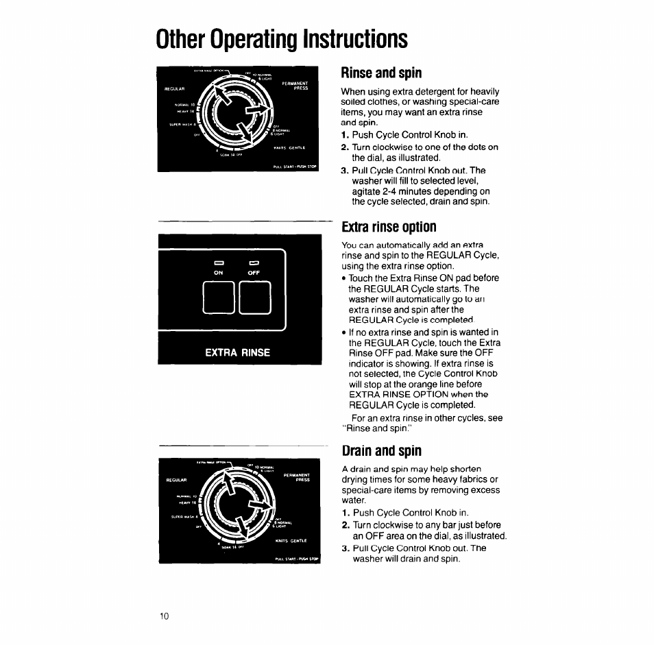 Other operating instructions | Whirlpool LA9looxT User Manual | Page 10 / 16