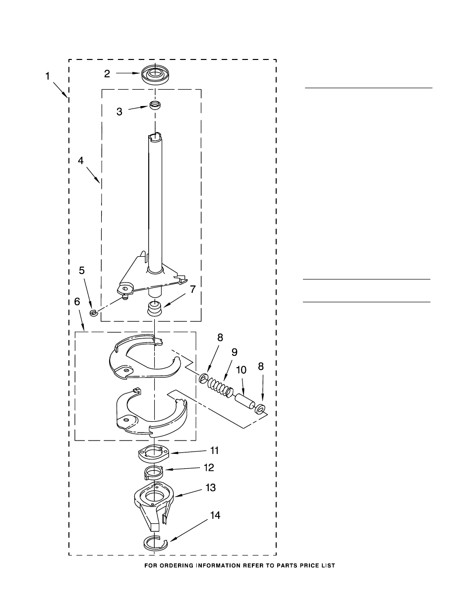 Brake and drive tube, Brake and drive tube parts | Whirlpool WET3300SQ0 User Manual | Page 18 / 21