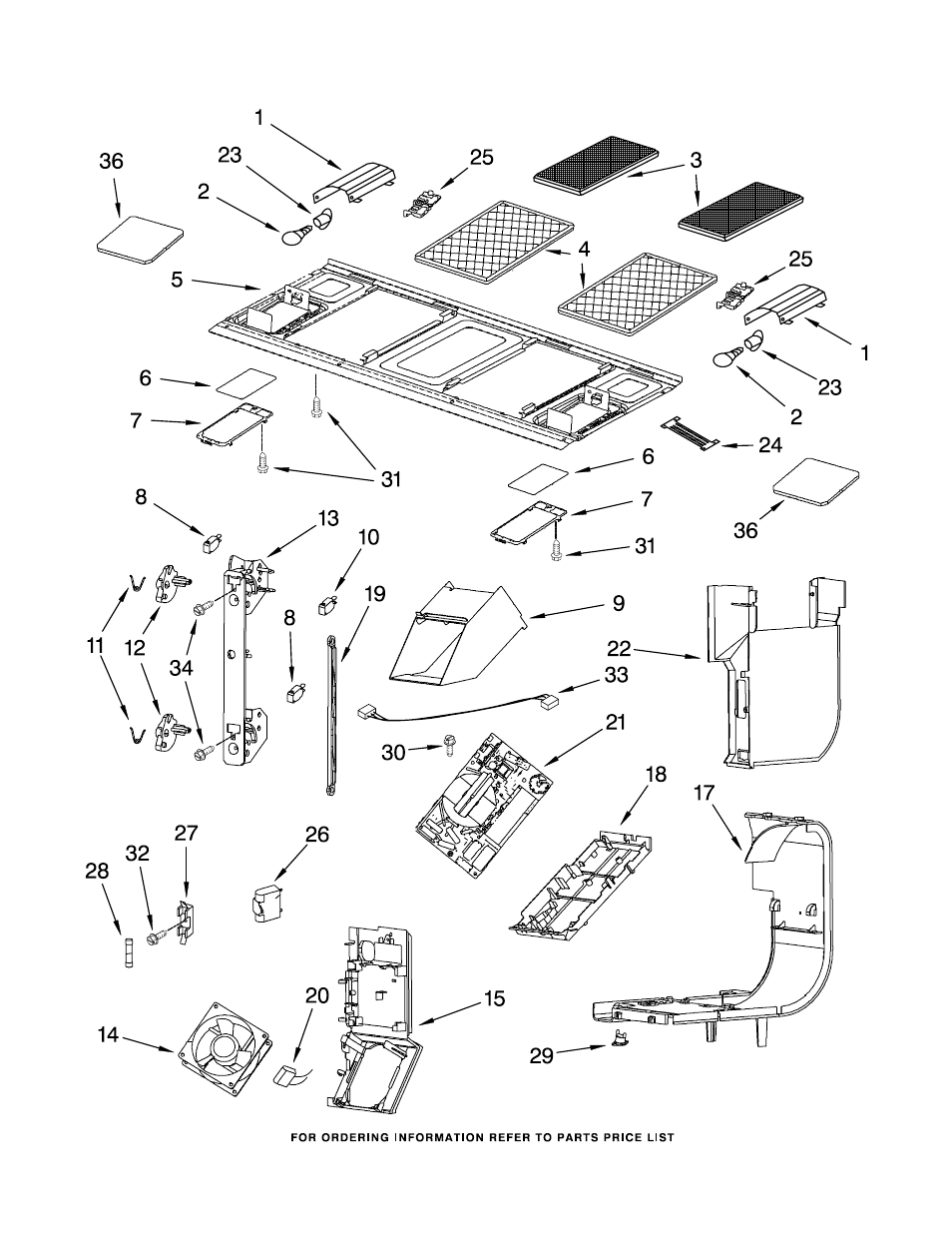 Interior and ventilation, Interior and ventilation parts | Whirlpool GH5184XPB0 User Manual | Page 3 / 7
