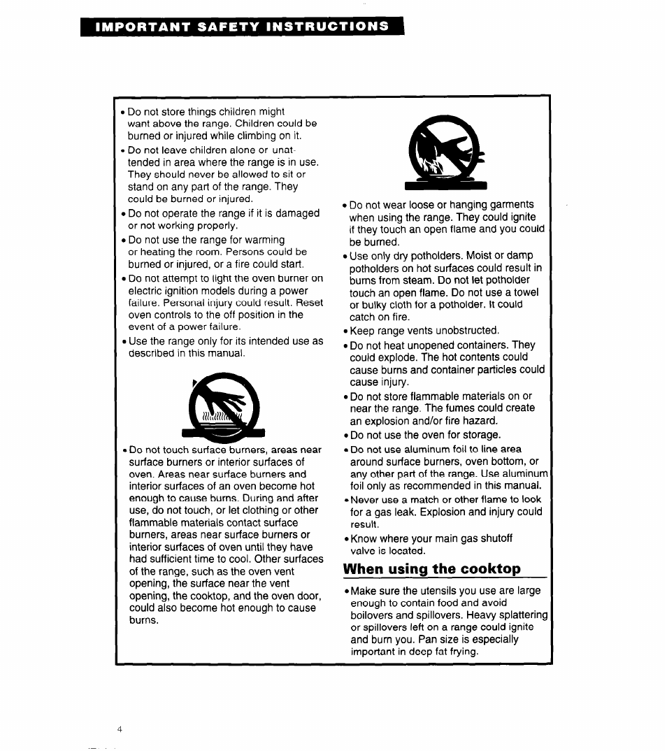 Whirlpool 8SF302PSY User Manual | Page 4 / 28