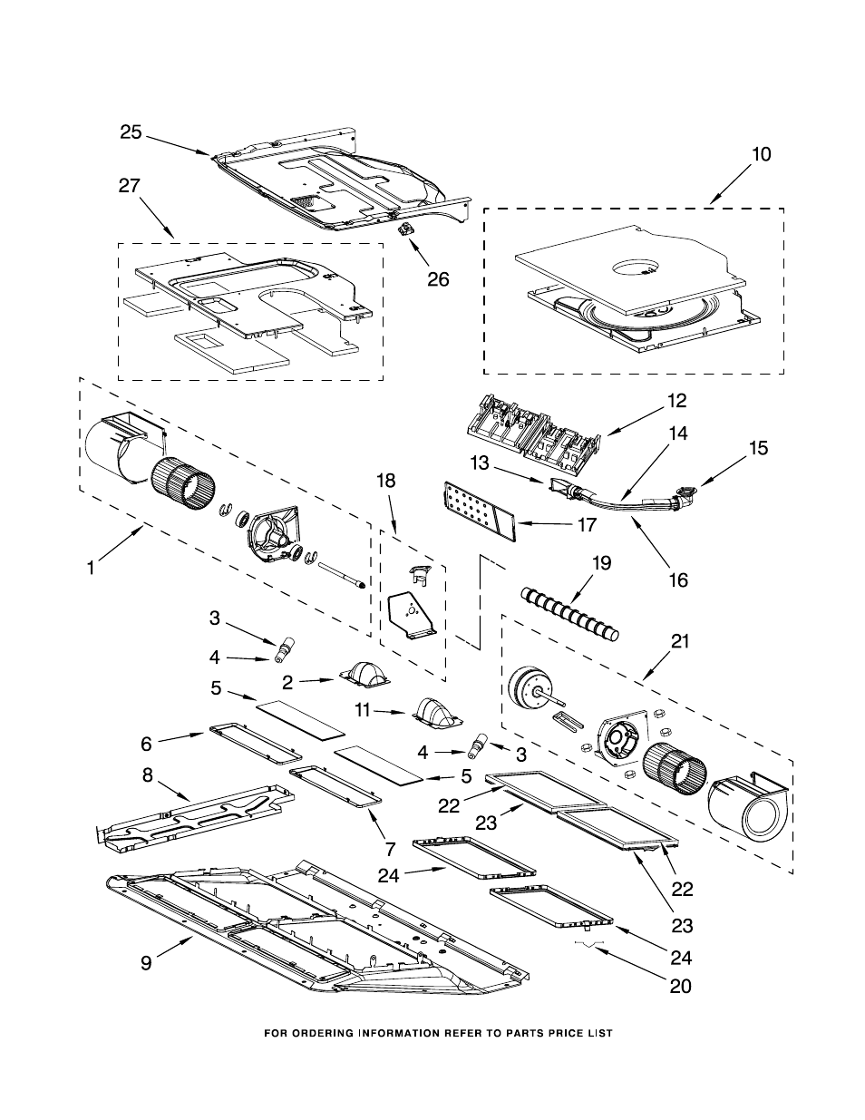 Ventilation, Ventilation parts | Whirlpool GH7208XRY1 User Manual | Page 3 / 9