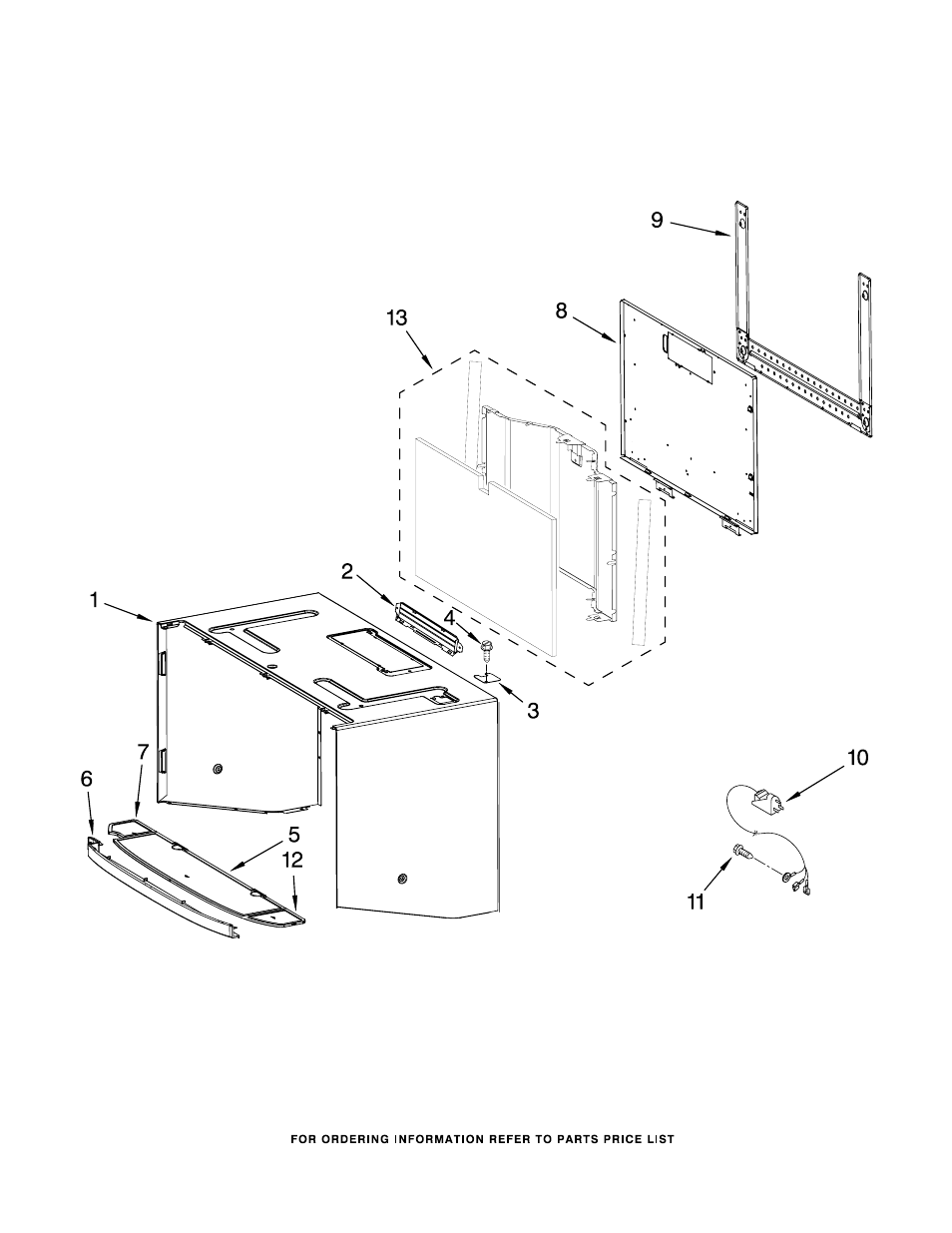 Cabinet and installation, Cabinet and installation parts | Whirlpool GH7208XRY1 User Manual | Page 7 / 9