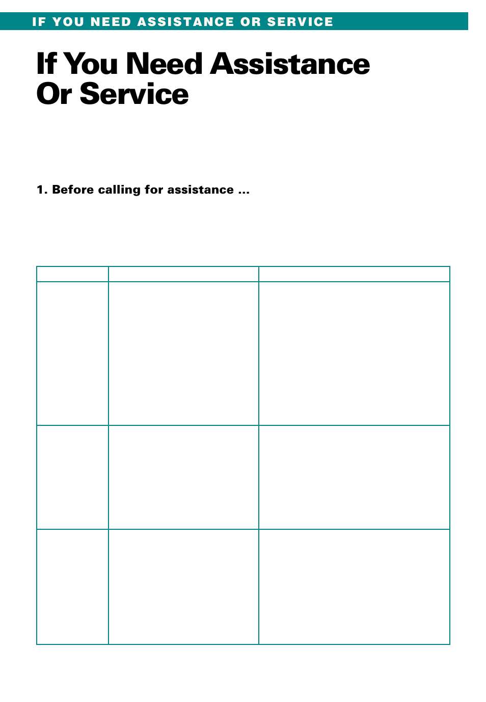 Assistance or service, If you need assistance or service | Whirlpool Conservator CAWX629JQ1 User Manual | Page 22 / 55