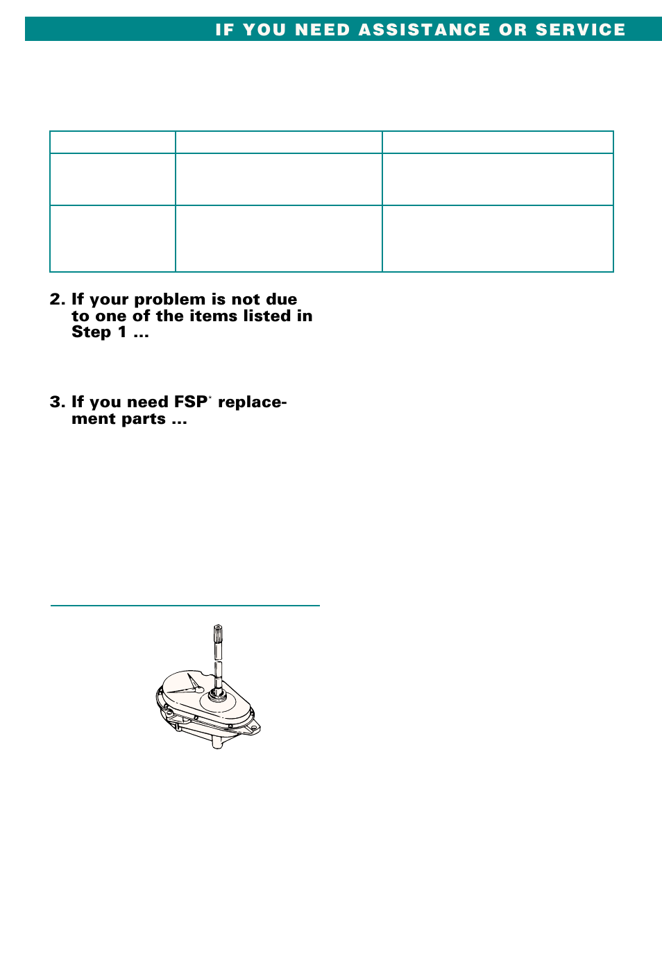 If you need fsp, Replace- ment parts | Whirlpool Conservator CAWX629JQ1 User Manual | Page 23 / 55