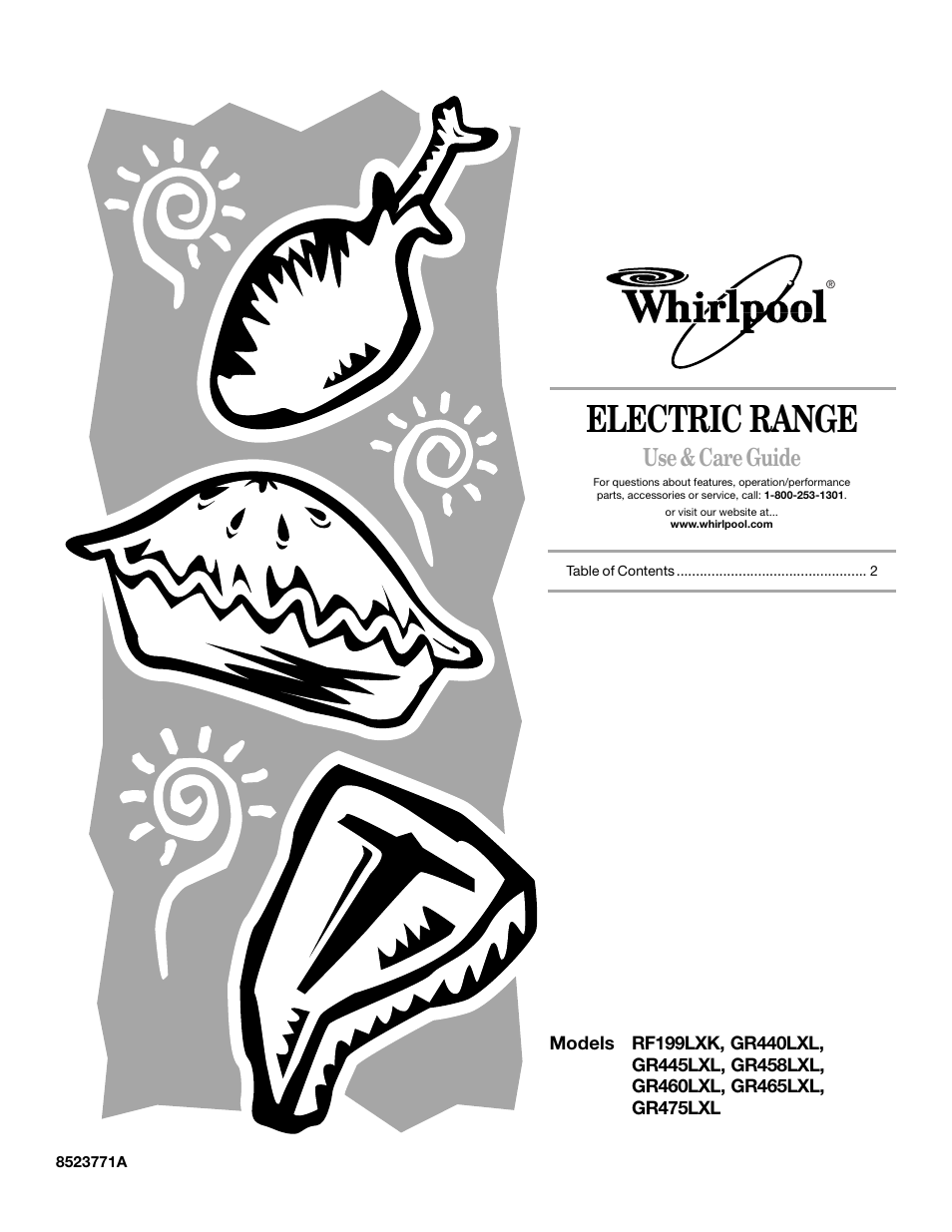 Whirlpool GR458LXL User Manual | 24 pages