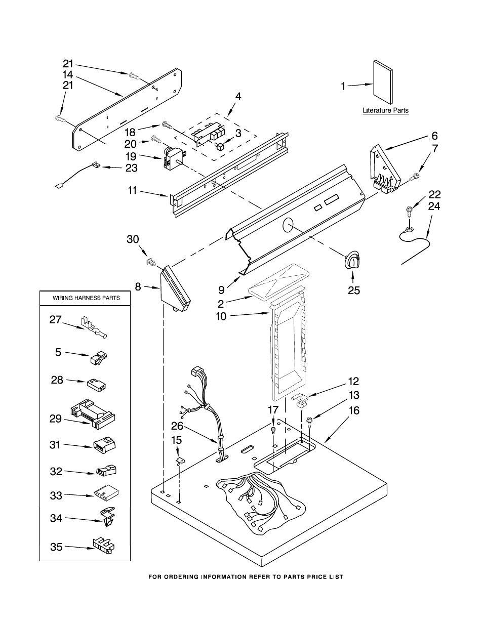 Top and console, Top and console parts | Whirlpool GCGM2991TQ0 User Manual | Page 2 / 10