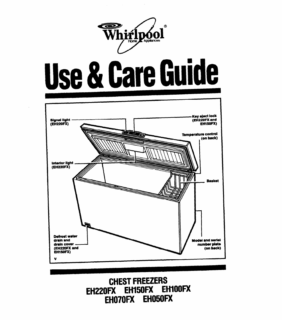 Whirlpool EH070FX User Manual | 12 pages