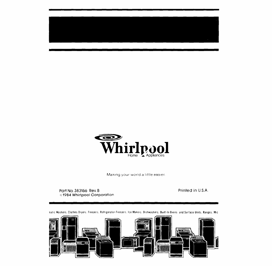 Whirlpool | Whirlpool LA5000XM User Manual | Page 12 / 12