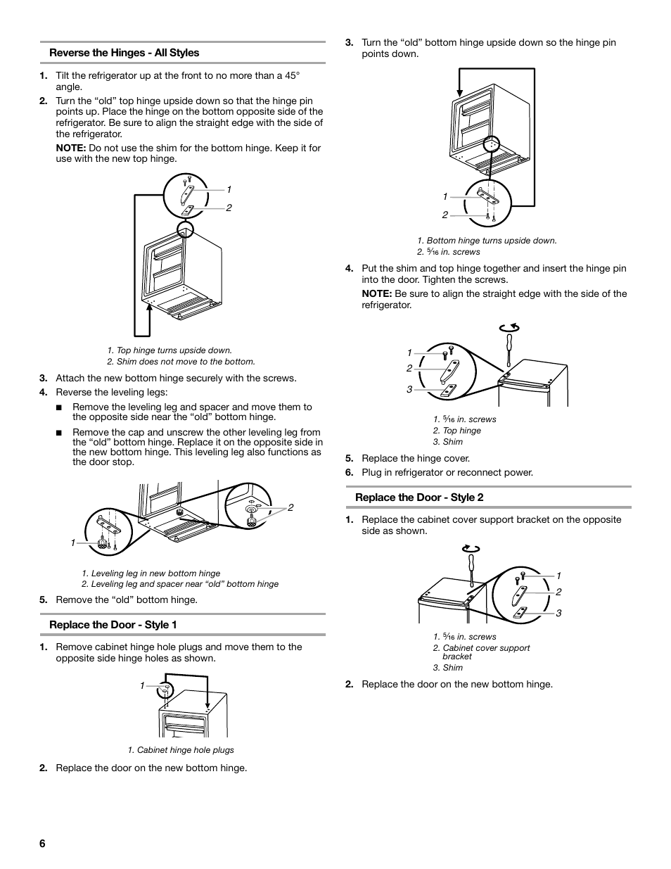 Whirlpool 326031822 User Manual | Page 6 / 36