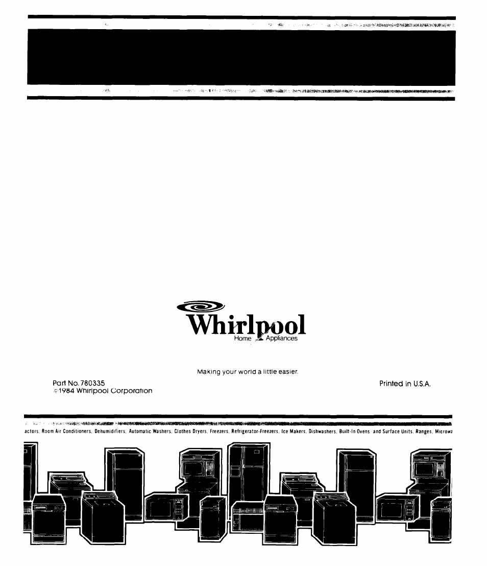 Whirlpool TU4000 User Manual | Page 12 / 12