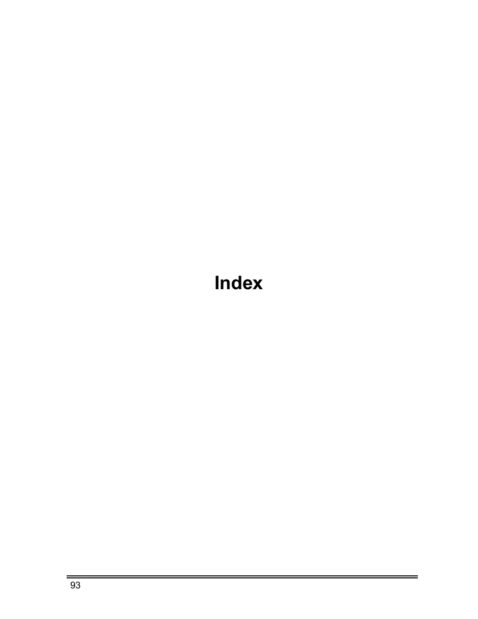 Index | Whirlpool ADVANTECH CL-8 User Manual | Page 102 / 108