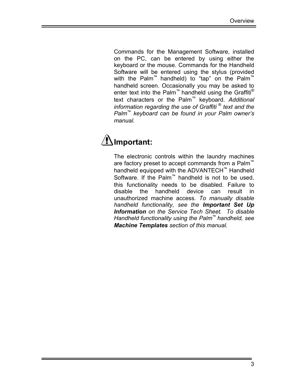 Important | Whirlpool ADVANTECH CL-8 User Manual | Page 12 / 108