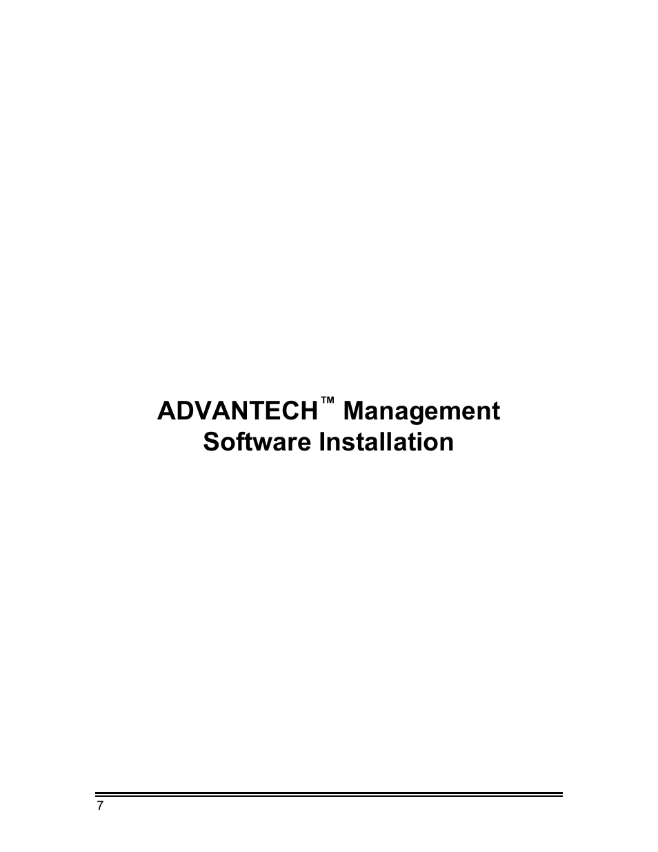 Advantech, Management software installation | Whirlpool ADVANTECH CL-8 User Manual | Page 16 / 108