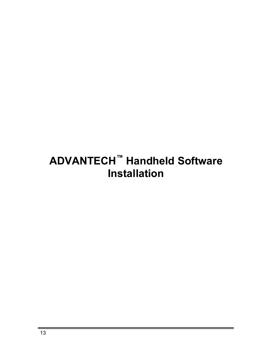 Advantech, Handheld software installation | Whirlpool ADVANTECH CL-8 User Manual | Page 22 / 108