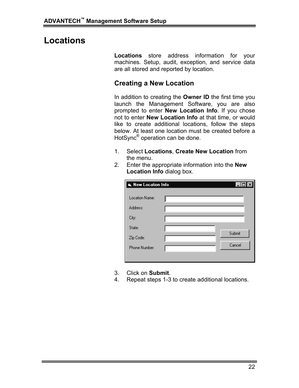 Locations | Whirlpool ADVANTECH CL-8 User Manual | Page 31 / 108