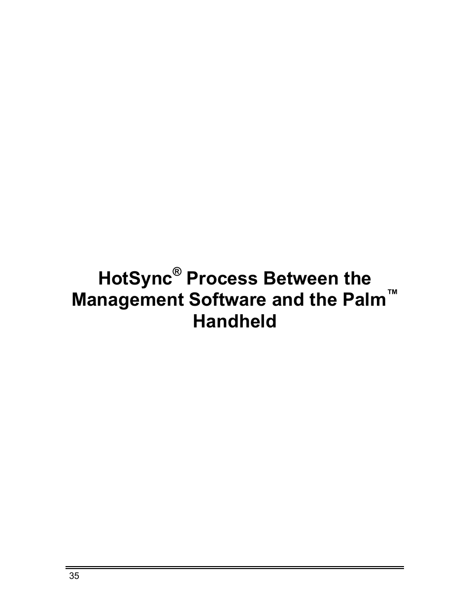 Hotsync, Handheld | Whirlpool ADVANTECH CL-8 User Manual | Page 44 / 108