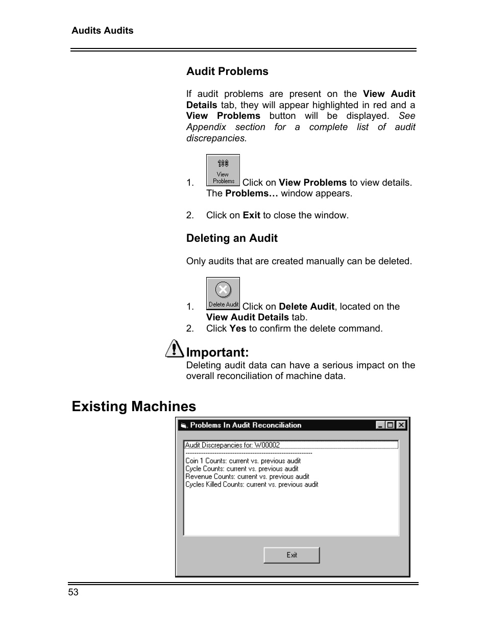 Existing machines, Important | Whirlpool ADVANTECH CL-8 User Manual | Page 62 / 108