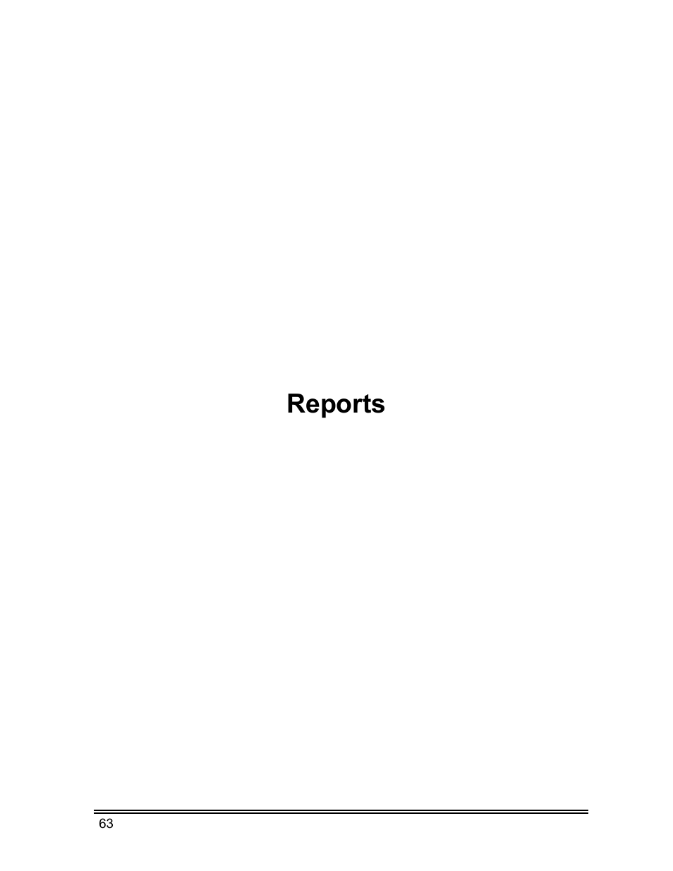 Reports | Whirlpool ADVANTECH CL-8 User Manual | Page 72 / 108