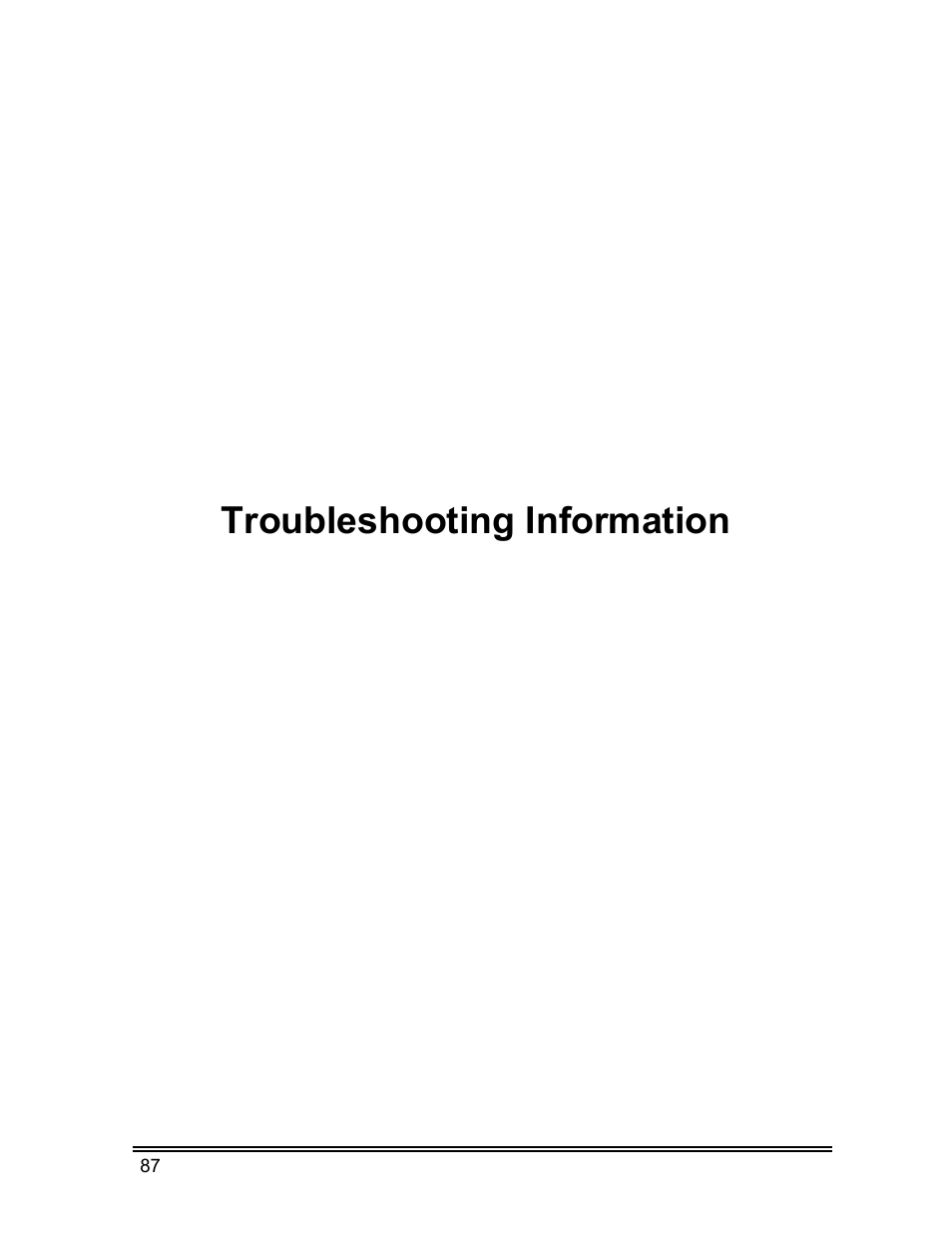 Troubleshooting information | Whirlpool ADVANTECH CL-8 User Manual | Page 96 / 108