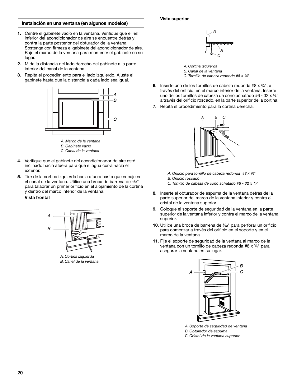 Whirlpool ACE082XP1 User Manual | Page 20 / 28