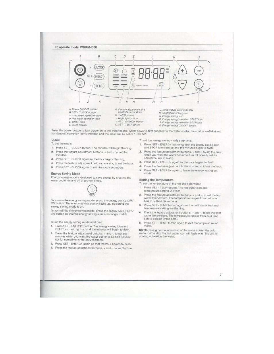 Whirlpool WHKM-D30 User Manual | Page 7 / 12