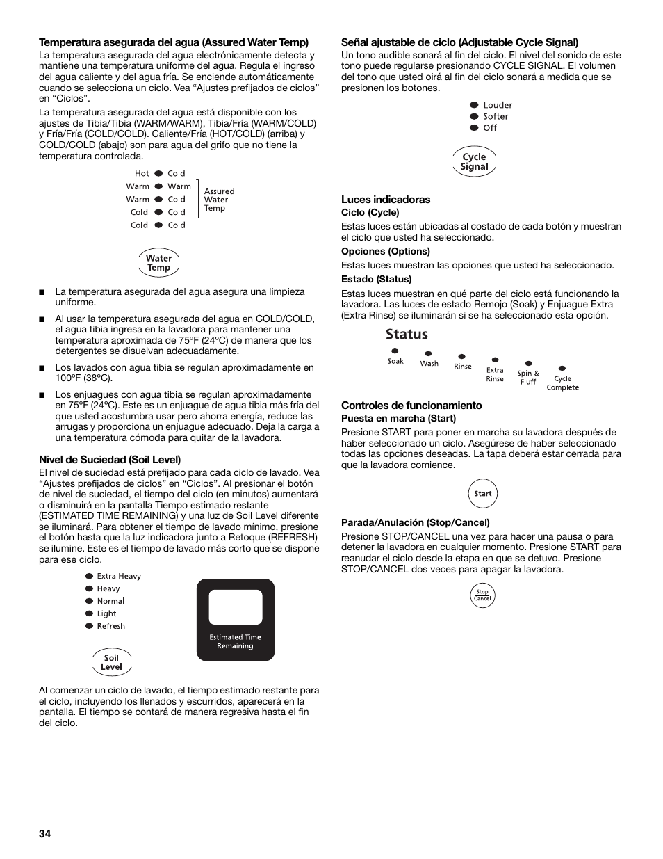 Whirlpool GVW9959KL0 User Manual | Page 34 / 64