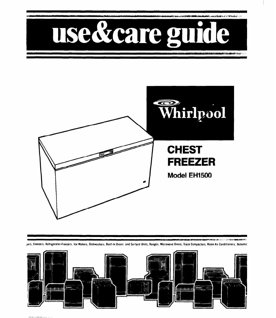 Whirlpool EH1500 User Manual | 8 pages