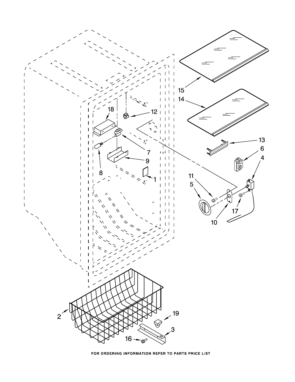Liner, Liner parts | Whirlpool EV187NYRV02 User Manual | Page 3 / 9