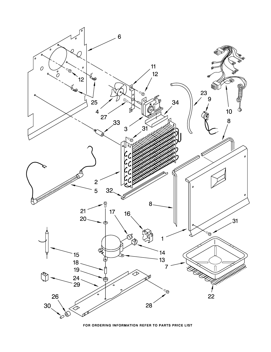 Unit, Unit parts | Whirlpool EV187NYRV02 User Manual | Page 7 / 9