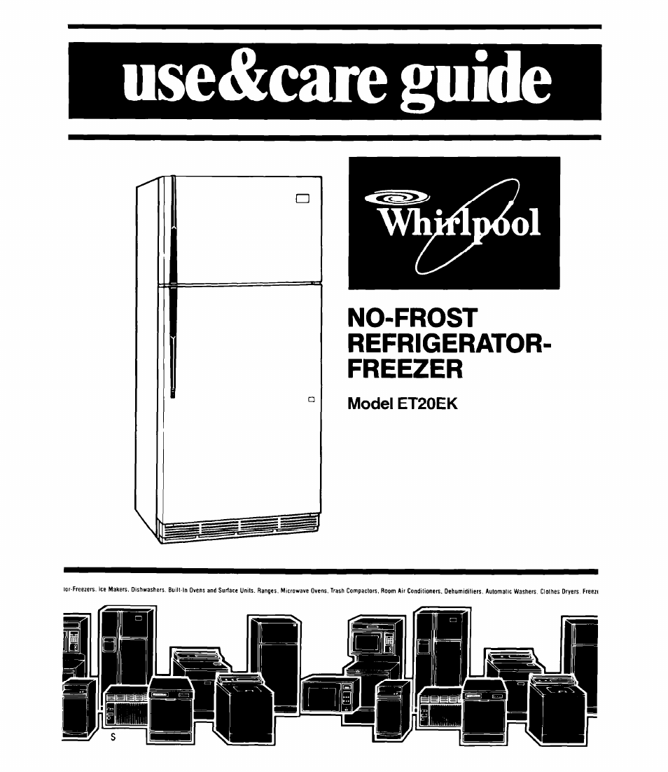 Whirlpool ET20EK User Manual | 16 pages