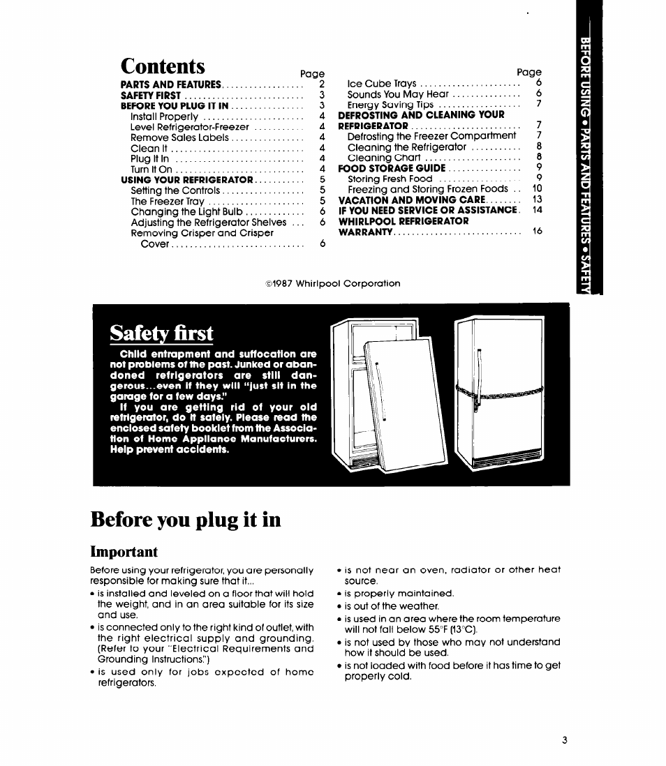 Whirlpool EL13SC User Manual | Page 3 / 16