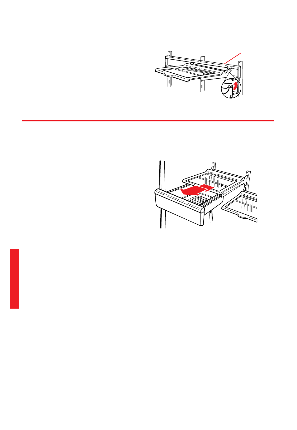 Removing the meat drawer and cover, Style 1 | Whirlpool 2195258 User Manual | Page 16 / 78