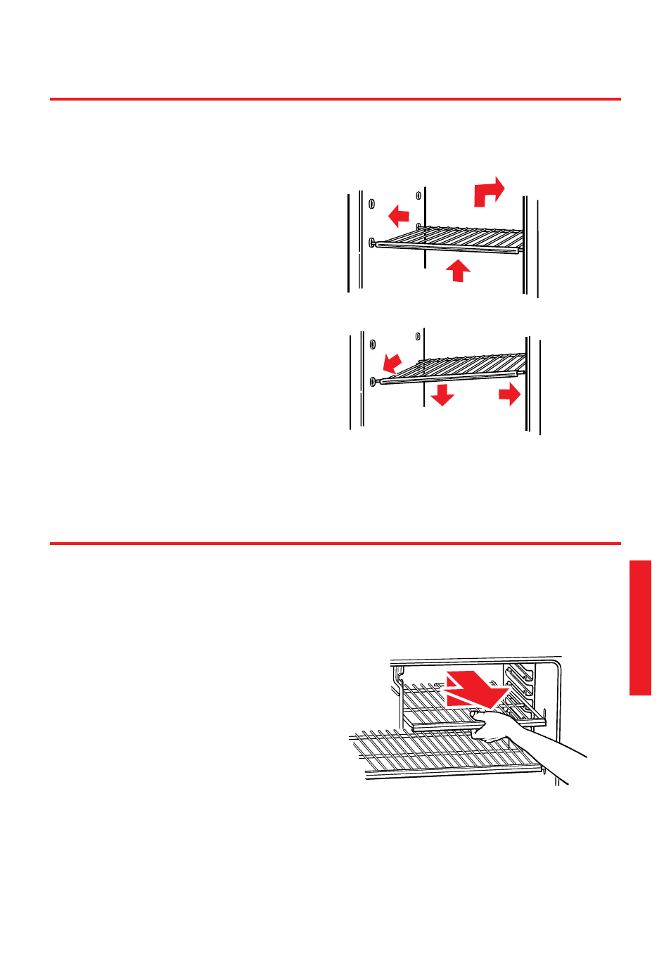 Adjusting the freezer shelf, Adjusting the half-width freezer shelf, On some models) | Whirlpool 2195258 User Manual | Page 19 / 78