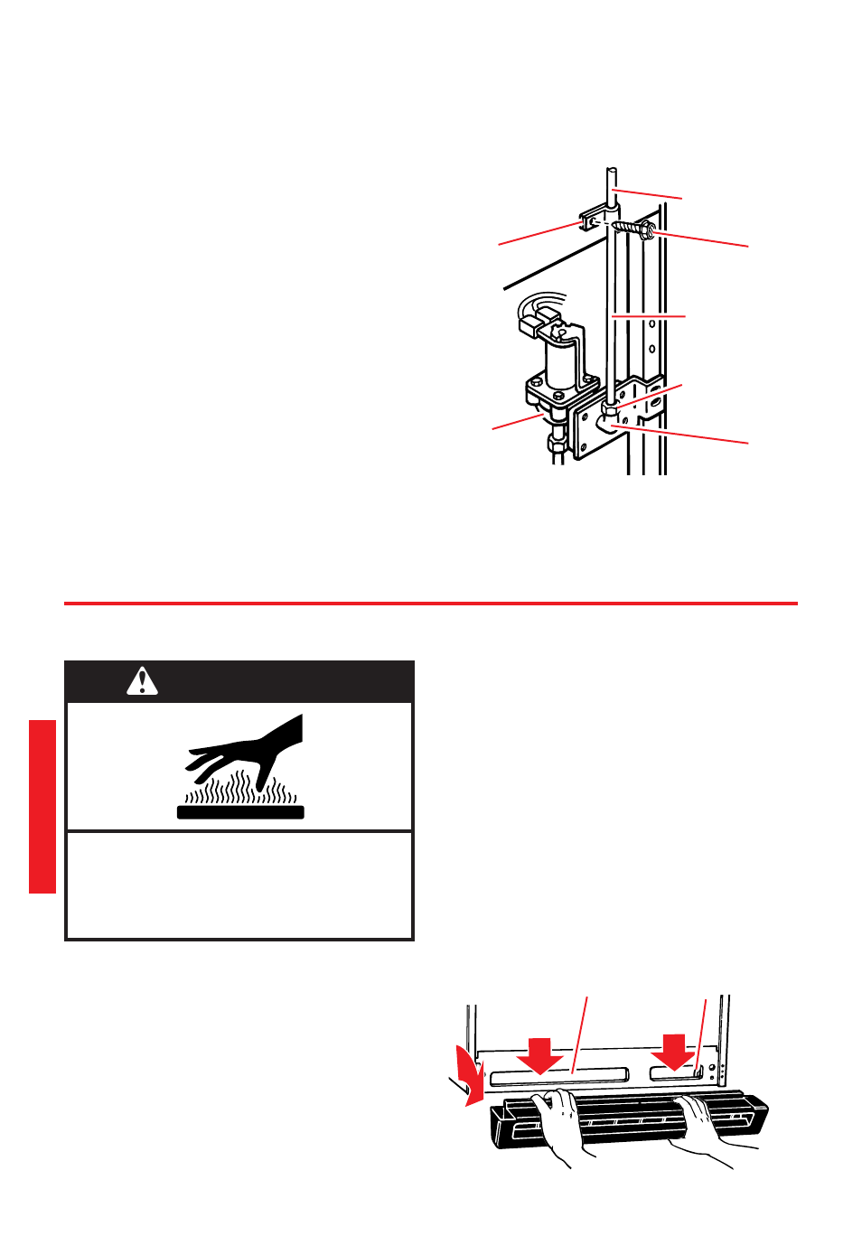 Wwarning, Removing the base grille, Connecting to refrigerator | Whirlpool 2195258 User Manual | Page 24 / 78