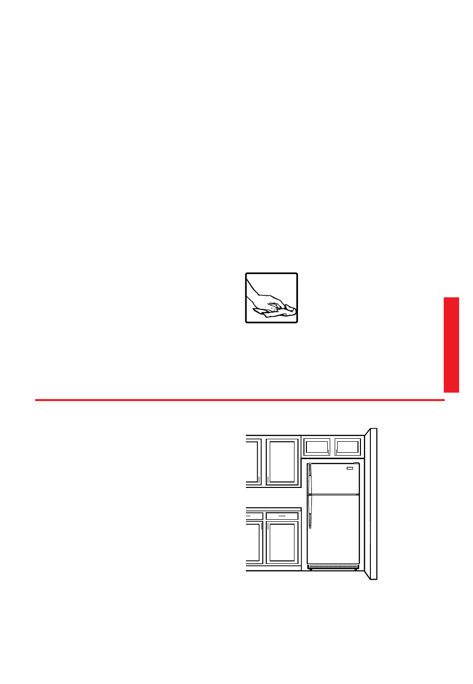 Antes de usar el refrigerador, Limpieza, Instalación | Whirlpool 2195258 User Manual | Page 45 / 78