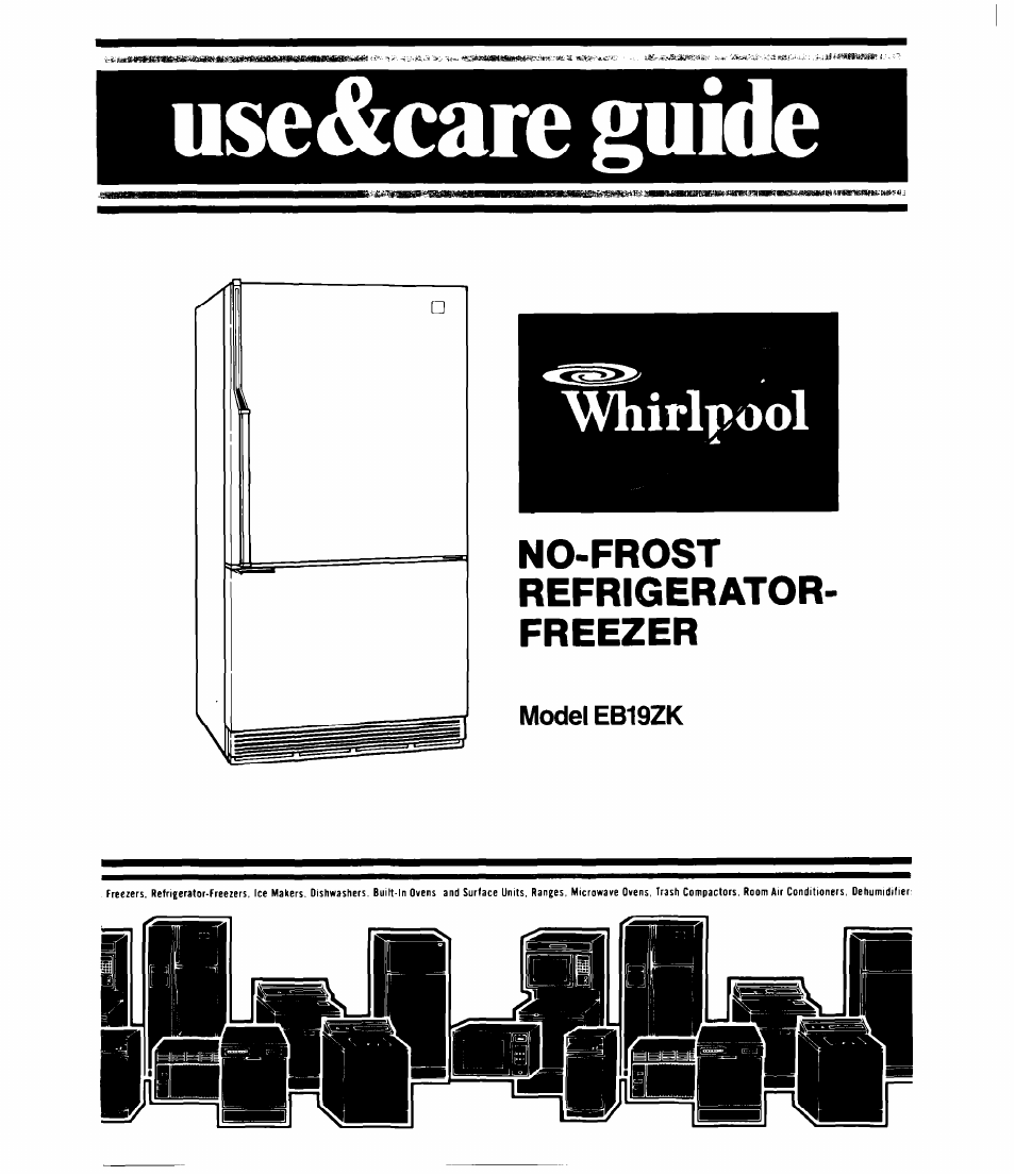 Whirlpool EB19ZK User Manual | 16 pages