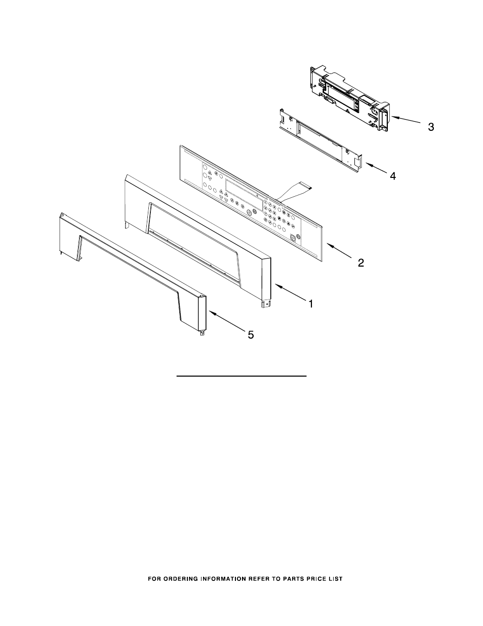 Control panel parts | Whirlpool GBD307PRS00 User Manual | Page 8 / 10