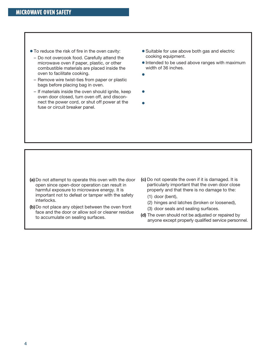 Save these instructions, Important safety instructions, Microwave oven safety | Whirlpool YMH6140XF User Manual | Page 4 / 44