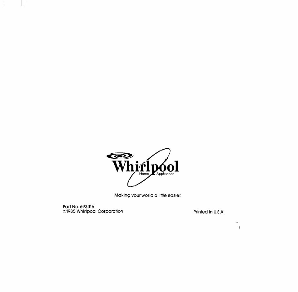 Avhirldiiol | Whirlpool LT5009XM User Manual | Page 20 / 20