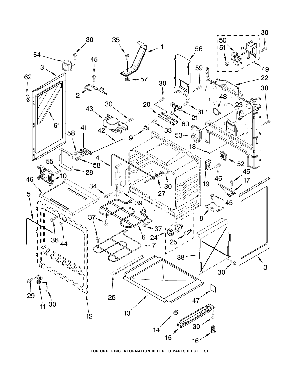 Chassis, Chassis parts | Whirlpool GR673LXSS0 User Manual | Page 3 / 8