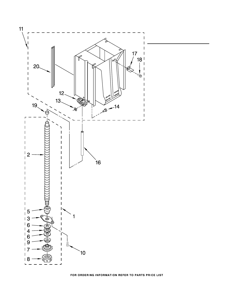 Powerscrew and ram, Powerscrew and ram parts | Whirlpool TU800SPPQ1 User Manual | Page 4 / 7