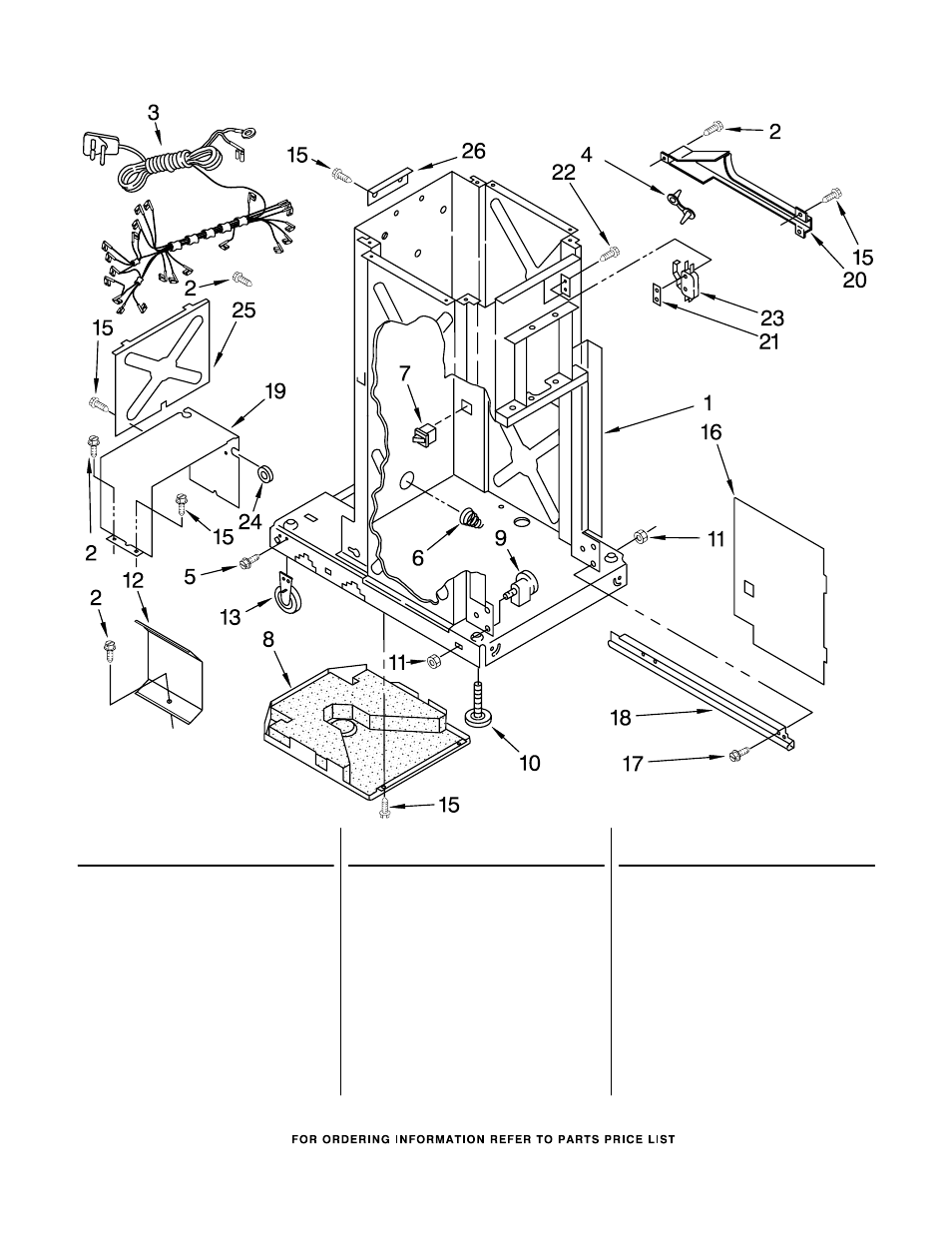 Frame, Frame parts | Whirlpool GX900QPPQ2 User Manual | Page 2 / 8