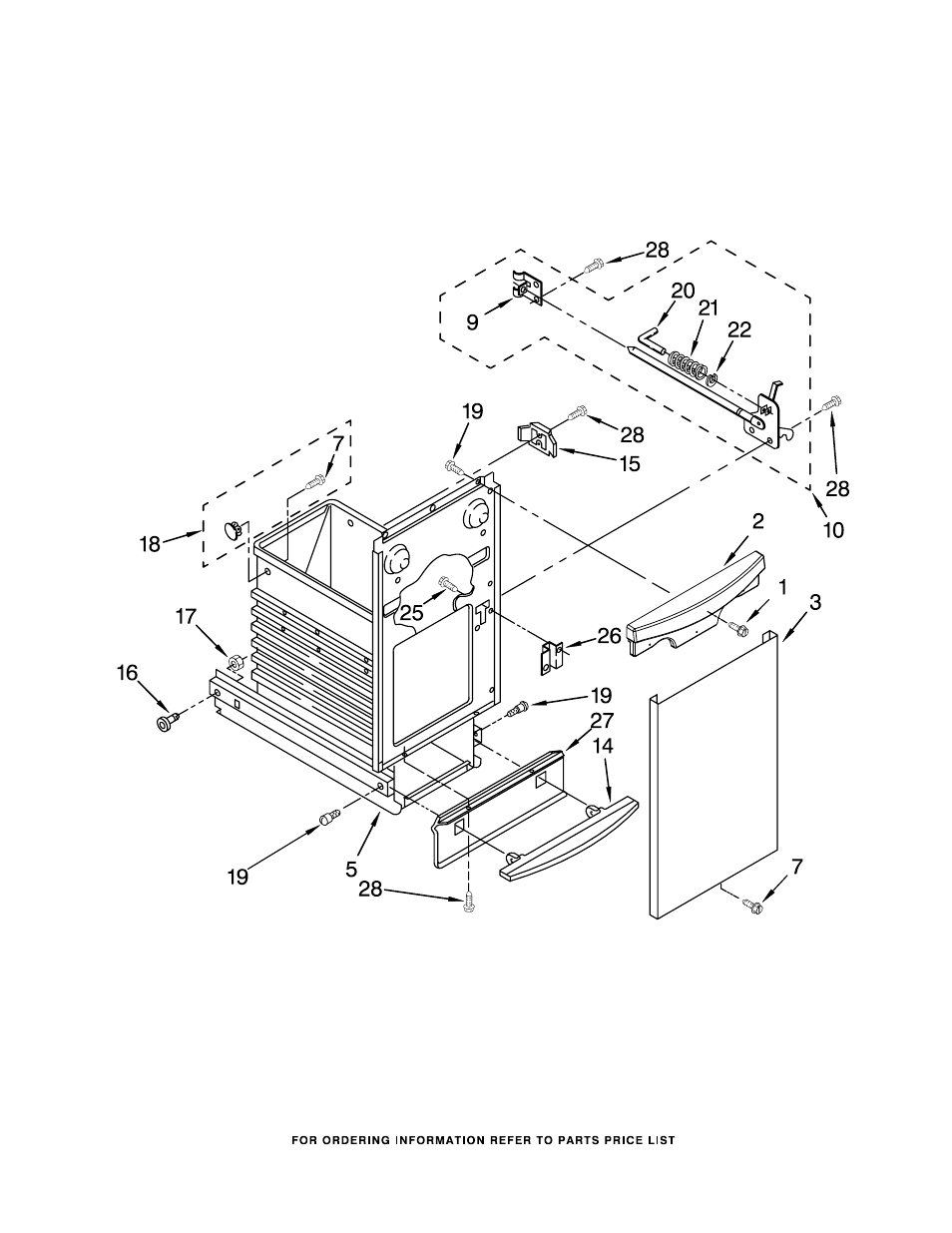 Container, Container parts | Whirlpool GX900QPPQ2 User Manual | Page 5 / 8