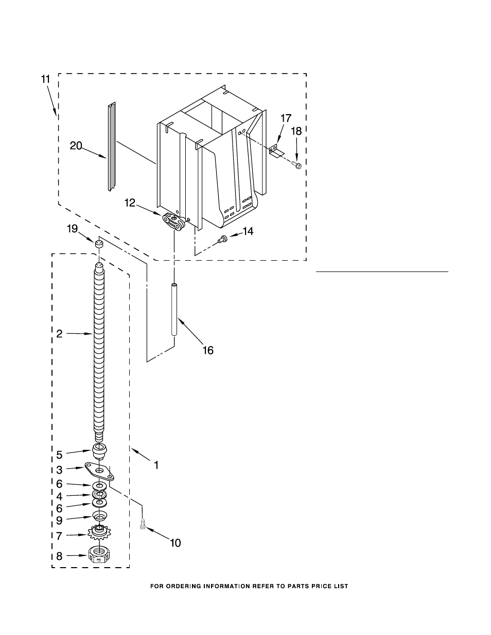 Powerscrew and ram, Powerscrew and ram parts | Whirlpool GX900QPPQ2 User Manual | Page 7 / 8